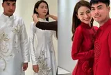 Lộ hình ảnh MC Huyền Trang Mù Tạt cùng tiền vệ Đức Huy diện áo dài xứng đôi cho lễ ăn hỏi hôm nay