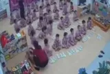 Xôn xao clip trẻ mầm non bị cô giáo bạo hành trong lớp