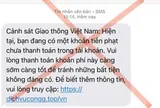 Tất cả người dân khi nhận được tin nhắn "phạt nguội" dạng này, cần xóa ngay lập tức