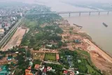 Khu vực xây công viên đầu tiên thuộc trục Đại lộ cảnh quan sông Hồng