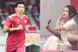 Không nhận ra Doãn Hải My khi đi cổ vũ Văn Hậu đá với Hải Phòng hôm nay: Visual xinh nhưng khác quá!