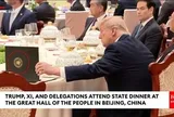 Thực hư clip ông Donald Trump "lật tài liệu của ông Tập Cận Bình" trong quốc yến