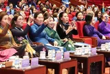 789 đại biểu dự phiên làm việc thứ nhất Đại hội Phụ nữ toàn quốc lần thứ XIV