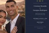 Xôn xao thiệp cưới của Ronaldo và Georgina