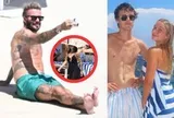 David Beckham khoe body 8 múi, hoá "chồng quốc dân" chụp ảnh cho vợ Victoria, vóc dáng phổng phao của tiểu thư Harper chiếm spotlight