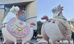 Linh vật ngựa 'béo như heo' ở Trung Quốc