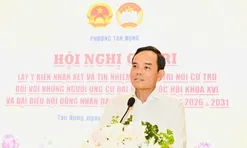 Cử tri tín nhiệm 100%, giới thiệu ông Trần Lưu Quang ứng cử đại biểu Quốc hội