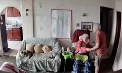 VIDEO: Khoảnh khắc cụ ông run rẩy ôm chặt, bảo vệ vợ giữa động đất ở Venezuela