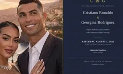 Xôn xao thiệp cưới của Ronaldo và Georgina