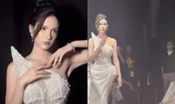 "Búp bê sống" lai Việt - Nga gây sốt sàn catwalk vì nhan sắc đẹp như hoa hậu, hoá ra là em gái thủ môn ĐT Việt Nam Đặng Văn Lâm