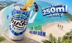 Mùa hè miền Trung vẫy gọi, Huda Ice Twist 250ml đáp lời với “con sóng niềm vui” bất tận