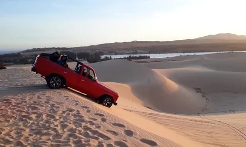 Trượt xe Jeep du lịch gây chết người ở Bình Thuận