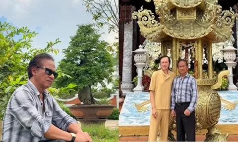 Chế Linh về Việt Nam, thăm nhà thờ Tổ của Hoài Linh và nói 1 điều