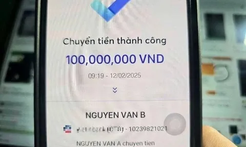 Công an khuyến cáo tất cả người dân gặp trường hợp này phải lưu ngay bill chuyển khoản, mã giao dịch
