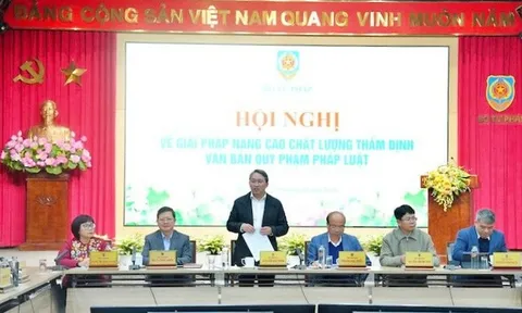 Bộ trưởng Tư pháp chấn chỉnh công tác thẩm định văn bản pháp luật