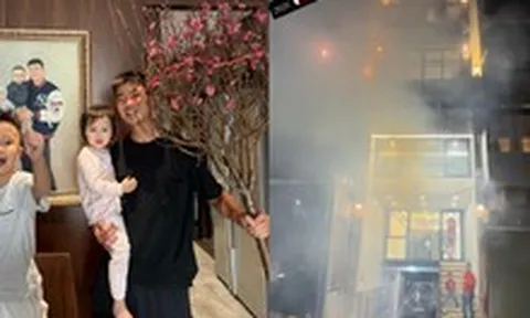 Đây rồi, trọn vẹn cơ ngơi 5 tầng giữa phố cổ "sang - xịn" của vợ chồng Duy Mạnh lộ diện ngày đầu năm mới