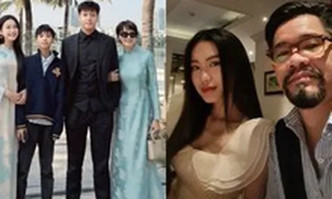 Khung hình nhà vợ "cực phẩm" của Văn Hậu: Mẹ vợ trẻ đẹp đọ sắc Doãn Hải My, vì sao bố vợ luôn vắng mặt?