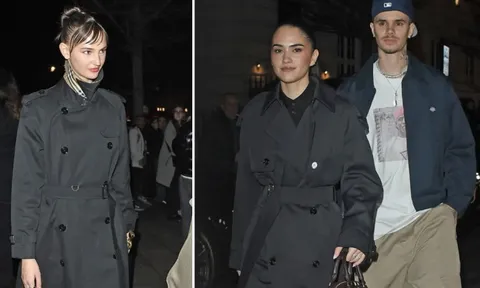 Tình cũ của cậu hai nhà Beckham vội vã "bỏ chạy" sau 20 phút vì đụng độ đàng trai và bạn gái mới