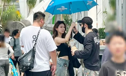 Nam diễn viên Huỳnh Hiểu Minh bị bắt gặp đang hẹn hò cô gái lạ xinh đẹp