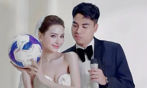 Rạp cưới hoành tráng nhất nhì làng bóng của cầu thủ Đức Huy và nữ MC nổi tiếng showbiz