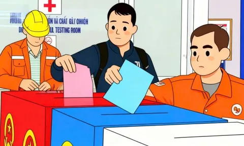 Tây Ninh: Công nhân gửi gắm niềm tin qua từng lá phiếu