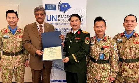 Lần đầu Việt Nam có khóa huấn luyện gìn giữ hòa bình được công nhận đạt chuẩn quốc tế