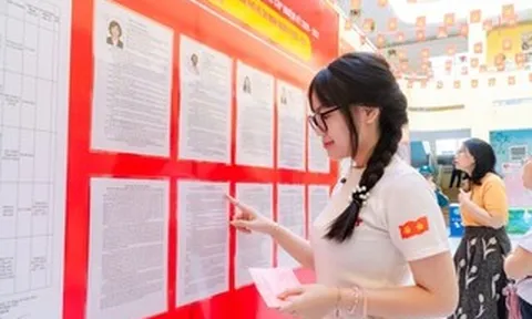 VIDEO: Cử tri trẻ háo hức khi đi bầu cử