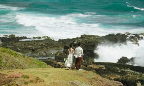 Cảnh đối lập tại Lý Sơn - Phú Quý