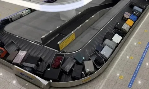 Cảnh tượng khó tin tại sân bay Hàn Quốc