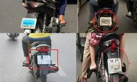 Công an ra cảnh báo nóng liên quan đến biển số xe