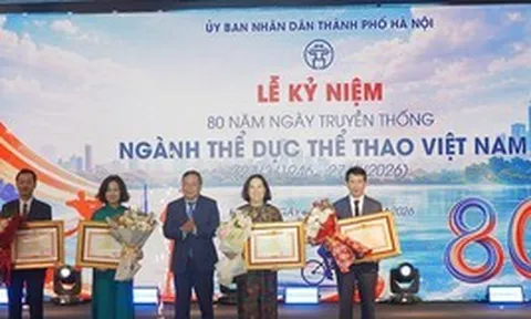 Hà Nội: Mít tinh kỷ niệm 80 năm Ngày truyền thống ngành Thể dục thể thao Việt Nam