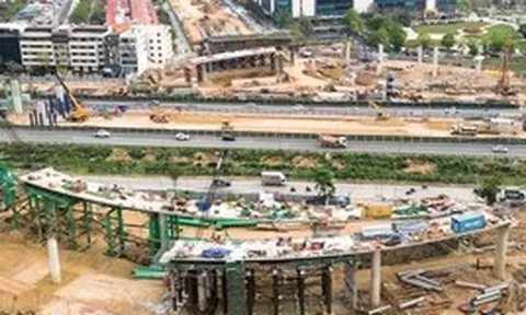 Diện mạo nút giao hiện đại bậc nhất phía Tây Hà Nội sau gần 1 năm thi công