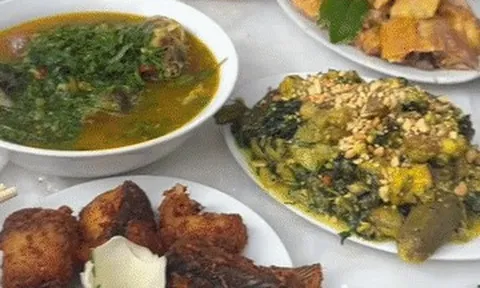 Cô gái Phú Thọ dự đám cưới ở Ninh Bình, mê tít một món trong mâm cỗ