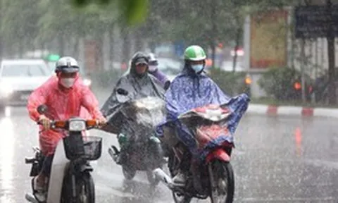 Từ đêm mai, miền Bắc xuất hiện mưa rào nhiều nơi