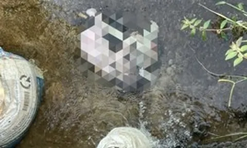 Thi thể bé trai sơ sinh nằm bên mương nước ở TPHCM