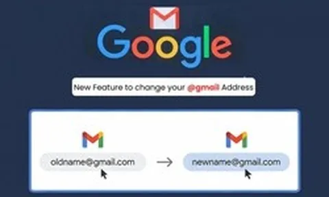 Google chính thức cho phép đổi tên Gmail trực tiếp
