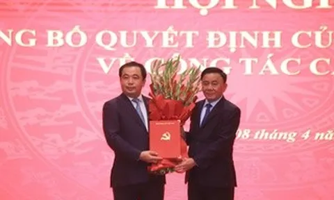Bộ trưởng Bộ Nông nghiệp và Môi trường Trần Đức Thắng làm Bí thư Thành ủy Hà Nội