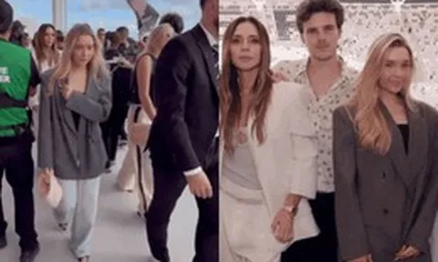 Camera thường không "dìm" được nhan sắc xinh đẹp của tiểu thư Harper nhà Beckham tuổi 14