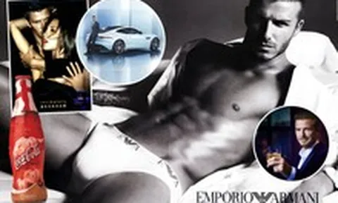 Nhan sắc tường thành, body "khét lẹt", David Beckham "bán mình" suốt 30 năm, không có đối thủ trong mảng quảng cáo