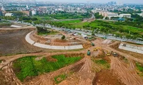 Mục sở thị 'siêu hồ' hơn 30ha giúp giảm ngập phía Đông Hà Nội