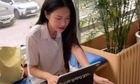 Doãn Hải My với nụ cười gượng gạo ngay lúc này