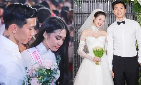 Chuyện tình Đoàn Văn Hậu - Doãn Hải My: Từ công khai sánh đôi ở cuộc thi Hoa hậu đến đám cưới cổ tích náo loạn MXH một thời