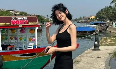 Nữ diễn viên Itaewon Class đội nón lá, check-in khắp Hội An