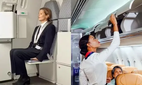 Vì sao tiếp viên hàng không luôn ngồi đè lên tay khi máy bay cất và hạ cánh?