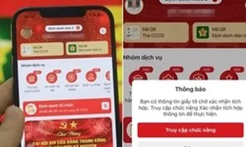 Cần làm gì nếu không thấy mục Truy cập chức năng trên VNeID để xác thực SIM?