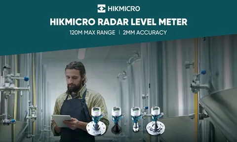 HIKMICRO đẩy mạnh mảng thiết bị đo lường với thiết bị đo mức radar dòng LRG10