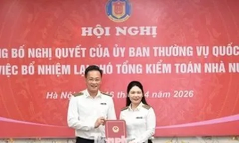 Bổ nhiệm lại Phó Tổng Kiểm toán nhà nước với bà Hà Thị Mỹ Dung