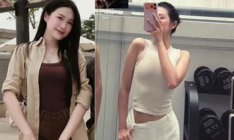 Doãn Hải My khoe eo thon, bụng phẳng lỳ trong phòng gym riêng tại biệt thự bạc tỷ