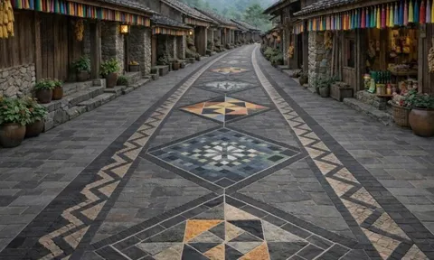 Tại sao tranh cãi Lô Lô Chải lát đá đường nội thôn?