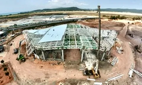 Cận cảnh công trường dự án mở rộng sân bay Phú Quốc phục vụ APEC 2027